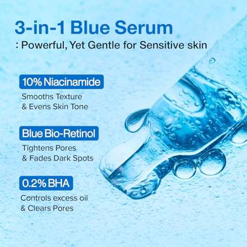 Retinol Pore-Refining Serum for Beginners - Niacinamide & Peptides, 30ml