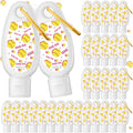 Leelosp Softball Sunscreen Keychain Set - 24 Mini SPF 30 Water-Resistant Travel Bottles, Party & Team Gift for Girls