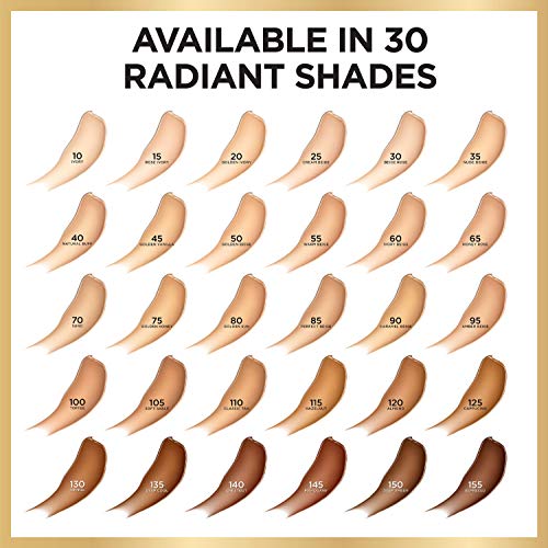 L'Oreal Paris Age Perfect Radiant Serum Foundation with SPF 50, Deep Amber, 1 Ounce