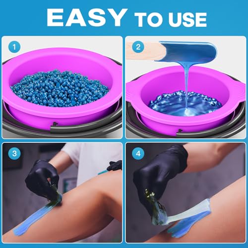 Bestidy Hard Wax Beads for Hair Removal, Waxing Beads for Coarse Hair, 500g Refill Wax Beads for Wax Warmer, Home Waxing for All Body and Brazilian Bikini Areas, Women Men(500g)