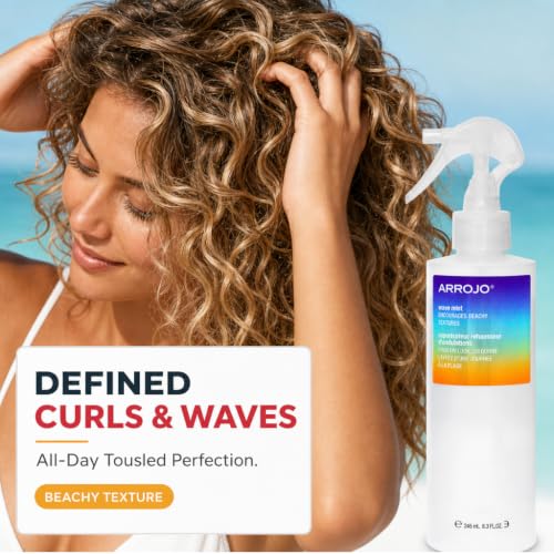 Sea Salt Hair Spray with Light Hold - Beach Wave Mist for Men & Women