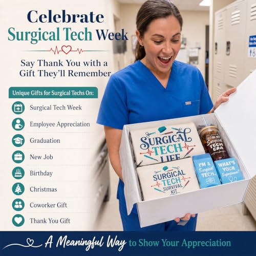 Surgical Tech Gift Set - Fun Medical Design for Women, Variation of Surgical Tech