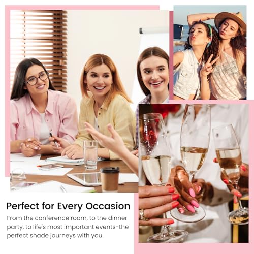 Phoenixy Romance Holiday Gel Nail Polish Kit with UV Light & Drill, 53 Pieces, 35 Colors, Gift for Women