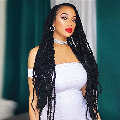 Outre X-Pression Twisted Up 3X Afro Twist Crochet Hair 24 Inches – 3 Pack