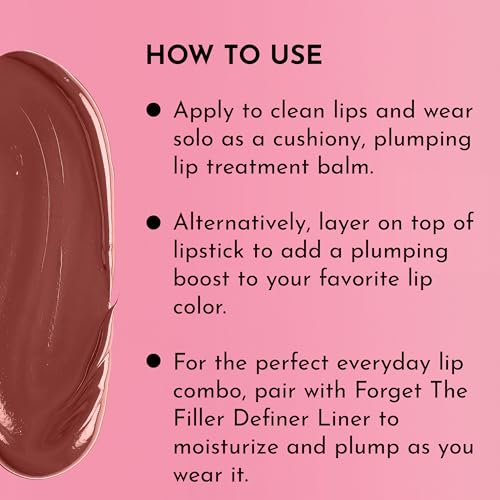 Lawless Forget the Filler Lip Plumping Tinted Balm Sweetie - Natural Ingredient Hydrating Lip Color
