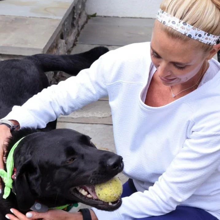 No Slip Headband 2 Pack for Dogs & Active Wear - Black & Wicked