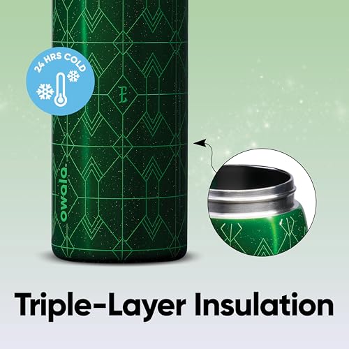 Owala Wicked FreeSip Stainless Steel Water Bottle 32 oz - Elphaba Green