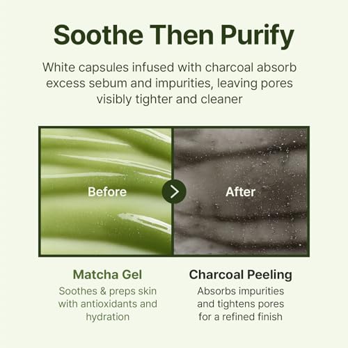Gentle Matcha Peeling Gel for Face & Body - Pore Refining Exfoliator