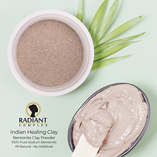 Sodium Bentonite Clay Powder for Face & Body Detox - 5 lbs - Hypoallergenic & Natural