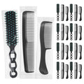 120 Pcs Hair Brush and Comb Set Bulk Pack - Black