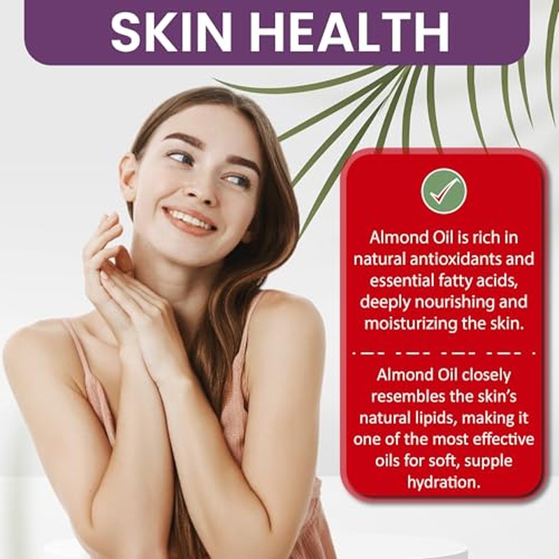 cocojojo Pure Bitter Almond 32 oz 1 Quart Oil Unrefined Cold Pressed Extra Virgin All Natural Perfect for Hair Face Skin Nails