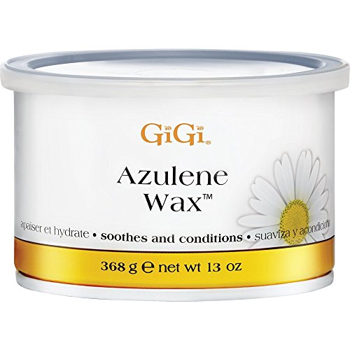 GiGi Azulene Wax ? Soothing Soft Wax for Hair Removal, Ideal for Face, Body, Legs & Sensitive Skin, 13 oz, 3 Pack