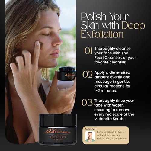 Alitura Meteorite Exfoliating Face & Body Scrub with Pearl, 60ml