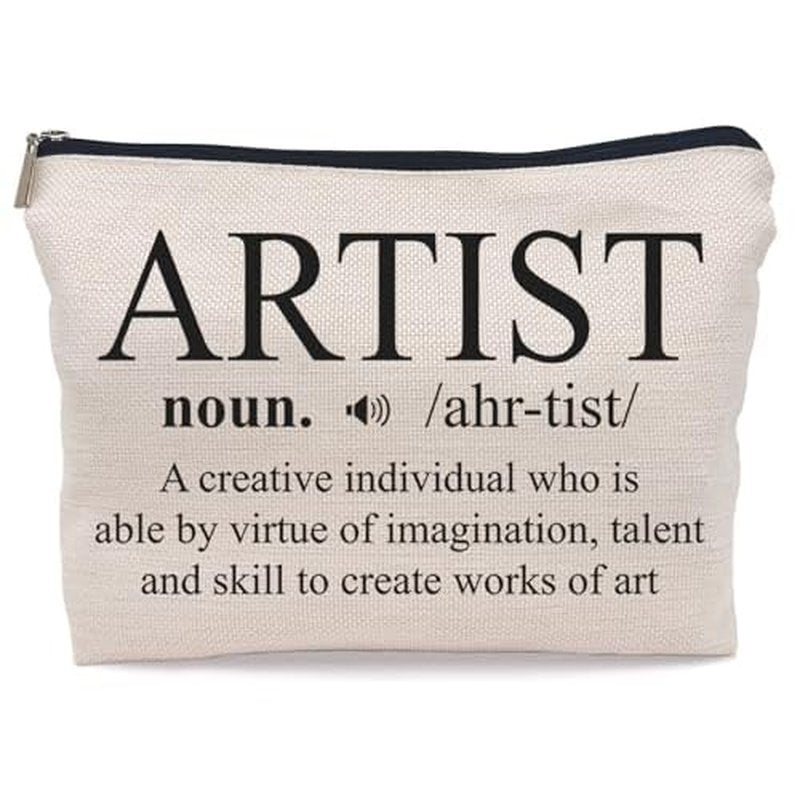 Artist Makeup Bag, Artist Gifts for Women, Best Gifts for Artists, Gifts for Artists, Artist Birthday Gift, Artist Definition Small Makeup Cosmetic Bag for Purse