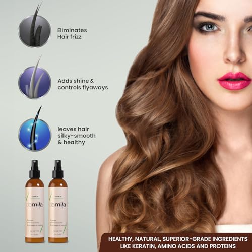 Damila Keratin Leave-In Conditioner Spray - 8 Fl Oz, Sulfate & Paraben Free