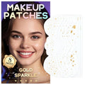 VANERIA Glitter Freckles Face Tattoo 8 Counts,Sparkle Freckles,Waterproof Long Lasting,Freckle Makeup for Festivals,Parties and Cosplay,Face Glitter for Women(Gold Freckles)