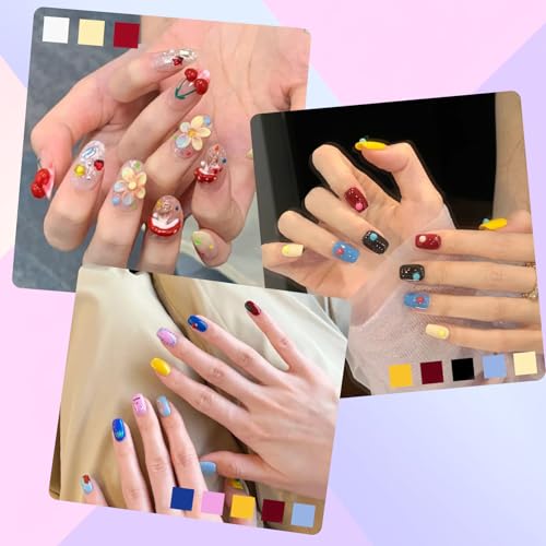 36 Color Acrylic Nail Powder Set, Acrylic Powder Nail Art 3D Sculpture French Extension for No Lamp Needed, Professional Salon Quality, Bubble Free & Long Lasting