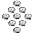 9pcs Replacement Heads for Philips Norelco Aquatec Shaver HQ8 - Compatible with Series AT810, AT830, AT850, and More