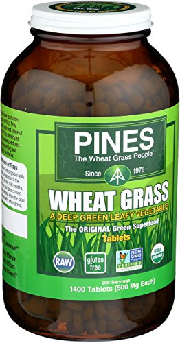 Organic Wheat Grass Tablets - 1400 Count, Vegan, Non-GMO, Kosher, Gluten-Free