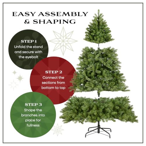 4ft Unlit Dunhill Fir Mini Artificial Christmas Tree - Full Bodied, Easy Setup