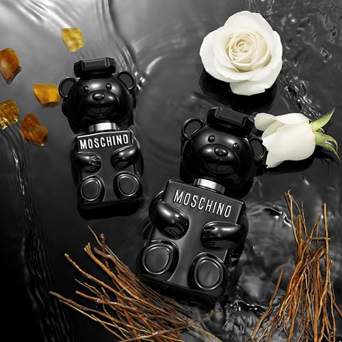 Moschino Toy Boy Eau de Parfum Spray for Men 1.7 Fl Oz - Black Teddy Design