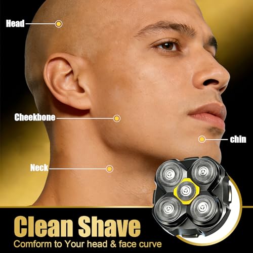3 Pack Replacement Heads for MicroTouch Titanium Shaver Black - Wet & Dry Compatible