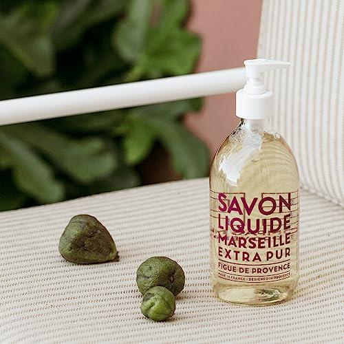 La Compagnie de Provence Fig of Provence Liquid Soap 10 Fl Oz Refill - French Natural Hand & Body Wash