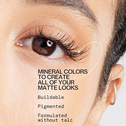 Pacifica Pink Nudes Mineral Eyeshadow Palette, 10 Neutral Shades, For Natural or Smoky Eye Look, Naked Eye Makeup, Longwearing & Blendable, Vegan, Cruelty Free Ophthalmologist Tested