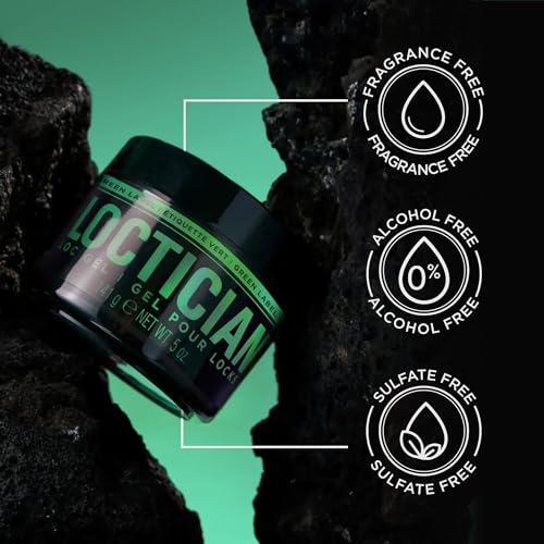 Style Factor LOCTICIAN Green Premium Pomade Unscented 10.1 oz Pack for Locs & Twists