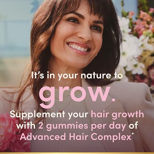 Nature's Bounty Hair Growth Gummies Pack of 2 - Supports Thicker, Fuller Hair