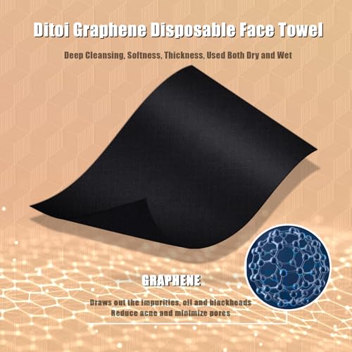 Ditoi Face Towels 50 Count+Graphene Face Towels 50Count