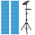 Tattoo Arm Rest Stand with Tray - Foldable PU Leather Cushion, Adjustable Height & Tilt, 50PCS Sponge Covers