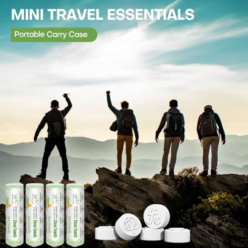 Disposable Face Compressed Towels Tablets 500 Pcs - White, Thick & Eco-Friendly, Reusable Travel Towels