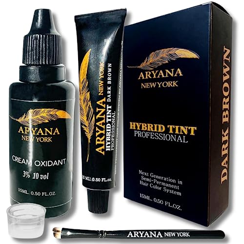 Hybrid Hair Color Kit - Dark Brown | Gray Coverage & Root Touch-Up