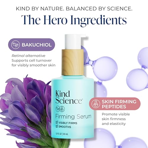 Anti-Aging Face Serum with Retinol Alternative, Peptides & Hyaluronic Acid – Sensitive Skin, 1 fl oz