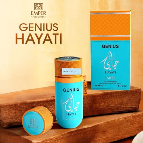 Emper Genius Hayati Men's Fragrance 100ml - Long-Lasting Eau de Parfum