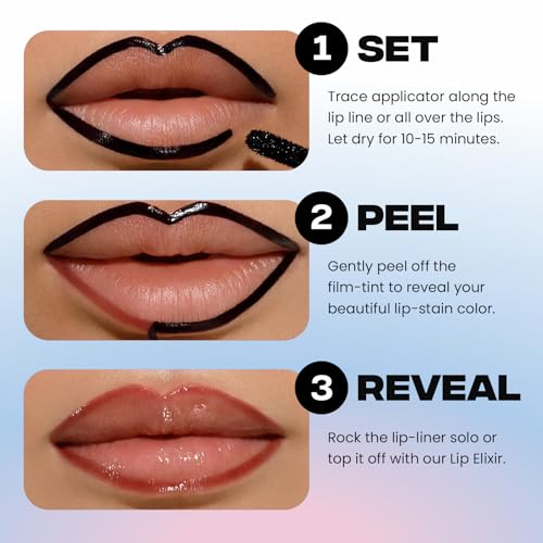 Sacheu Blushberry Bundle ? High Pigment, Buildable, Long Lasting Luminous Glow in a Lightweight, Dewy Finish ? Includes Lip Liner, Lip Elixir, & Cheek STAY-N