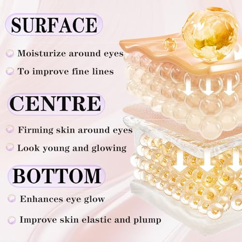 Layla Mae Calcium Volume Multi Balm Stick - Anti-Wrinkle Face Lift Firming & Tightener Skincare - Wrinkles Smooth Skin Eye Lip & Neck Care Hydrating Moisturizing Multi-Balm with Collagen