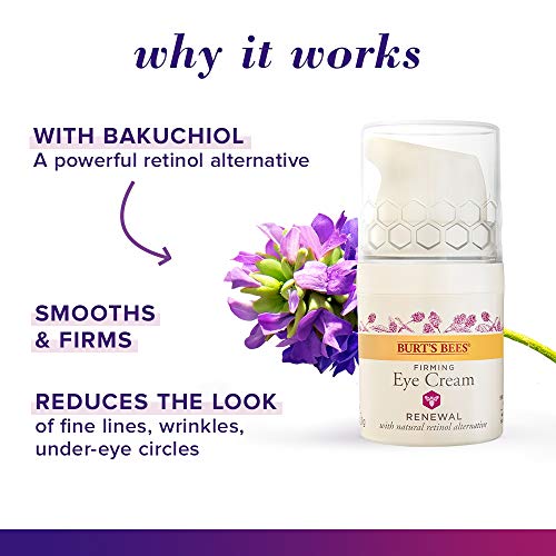 Burt's Bees Renewal Smoothing Eye Cream 0.58oz - Firming & Hydrating, Hibiscus &