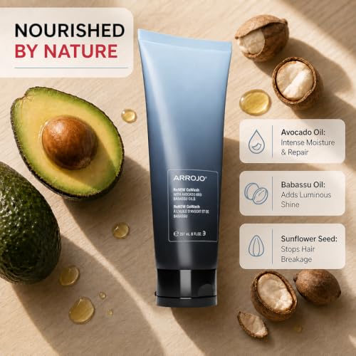Co-Wash Hair Conditioner for Dry & Color-Treated Hair 8 Oz - Vegan & Hydrating