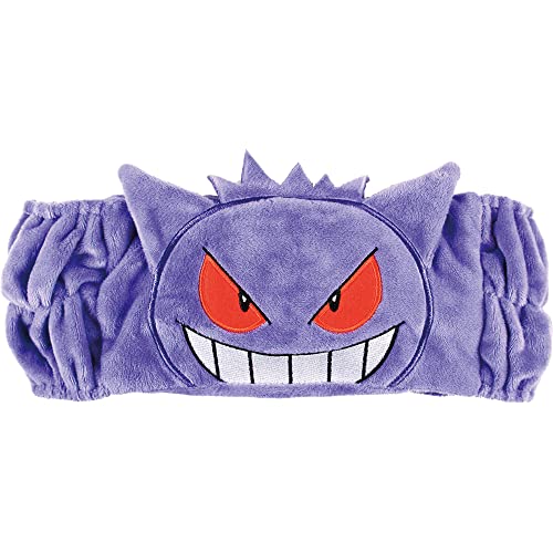 Purple Headband with Pocket Monster Design - Thick, One-Size