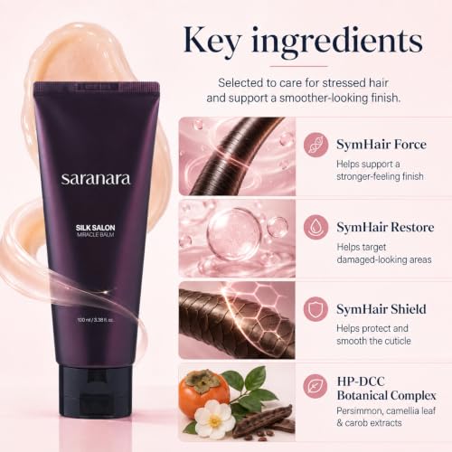 Silk Hair Repair Balm - Non-Wash Hair Essence for Damaged Hair, Heat-Activated Treatment