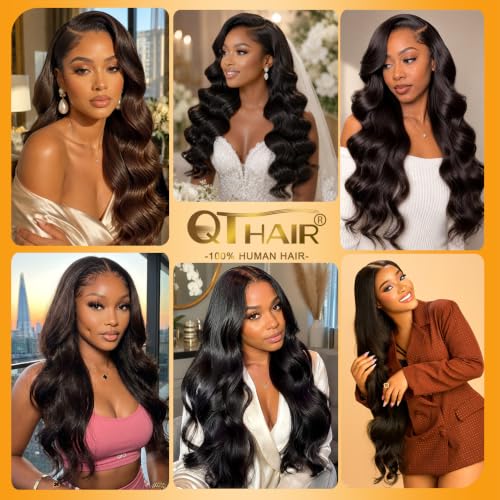 22 Inch Unprocessed Brazilian Body Wave Hair Bundles - Natural Black