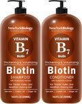 Biotin Shampoo & Conditioner Set - 16.9 Fl Oz Pack of 2 for Thinning Dry Hair
