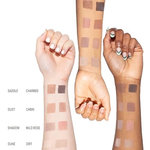 Neutral Eyeshadow Palette Desert Roadtrip - Micro Palm Palette | 8 Foolproof Neutral Eyeshadows, High Pigment Vegan, travel size, matte, chic neutral tones