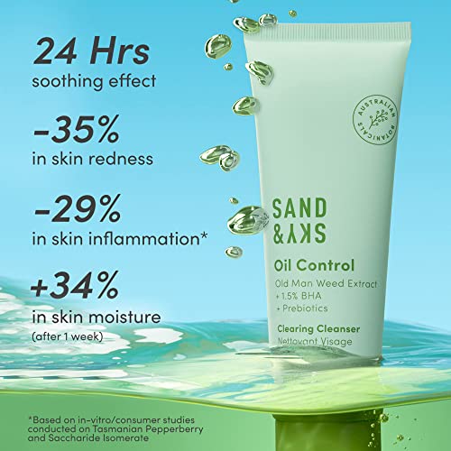 Salicylic Acid Face Wash for Acne & Oil Control - Gentle pH-Balanced Cleanser, 4oz