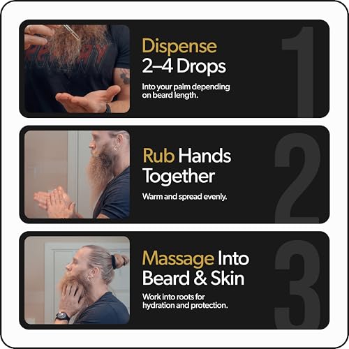 The Beard Struggle Tonic + Elixir Beard Oil Bundle - Platinum Collection - Grooming Beard Oil - Softens, Moisturizers, and Strengthens Beard Growth - Pack of 2, Aesir's Triumph