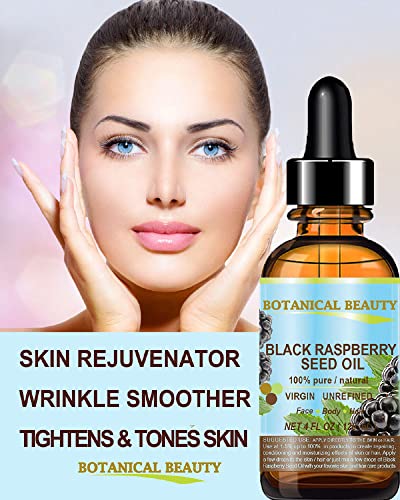 Black Raspberry Seed Oil - Pure Natural Cold Pressed Face, Skin, Hair, Lip & Nail Care (2 Fl Oz) - Undiluted Virgin Oil