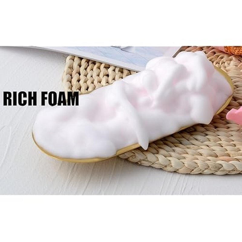 2 Oz Empty Foam Pump Bottle (50 PCS) Travel Foaming Soap Dispenser for Hand Soap, Lash Shampoo Cleanser (White&Gold Pump&Clear Cap)