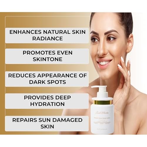 Skin Brightening Lotion | Glutathione cream, Collagen, Vitamin E, Dark Spots, Fine Lines & Wrinkles, Even SkinTone, brightening lotion for body, 16.9 Fl Oz Bottle